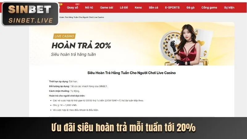 Các loại trò chơi trên vando88 app